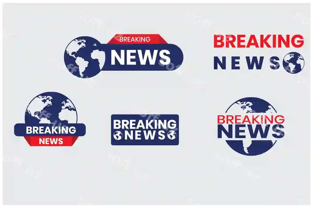 Bepul vektor shoshilish xabarlar banerlari | Free vector breaking news banners