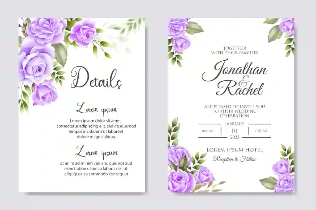 Chiroyli to'y taklifnomasi | Beautiful wedding invitation