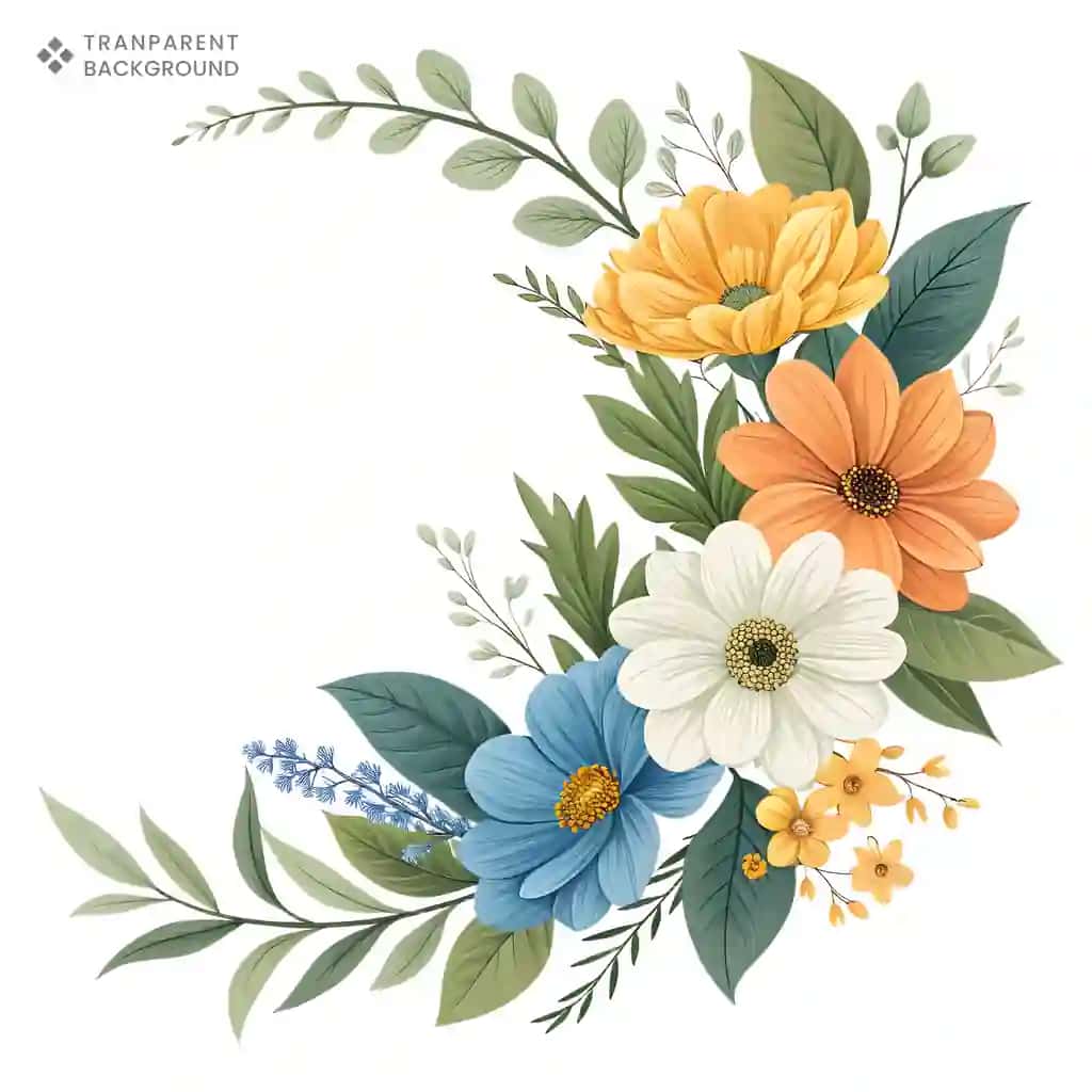 Aralashtirilgan gullar bilan jonli gulli kompozitsiya | Vibrant floral arrangement with mixed flowers