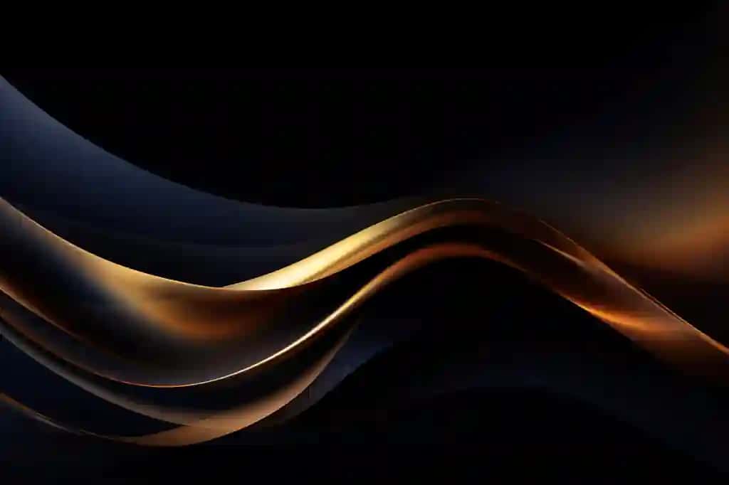 Oltin gologramma to'q patern veb-dizayn foni | Gold holographic dark patern web design background
