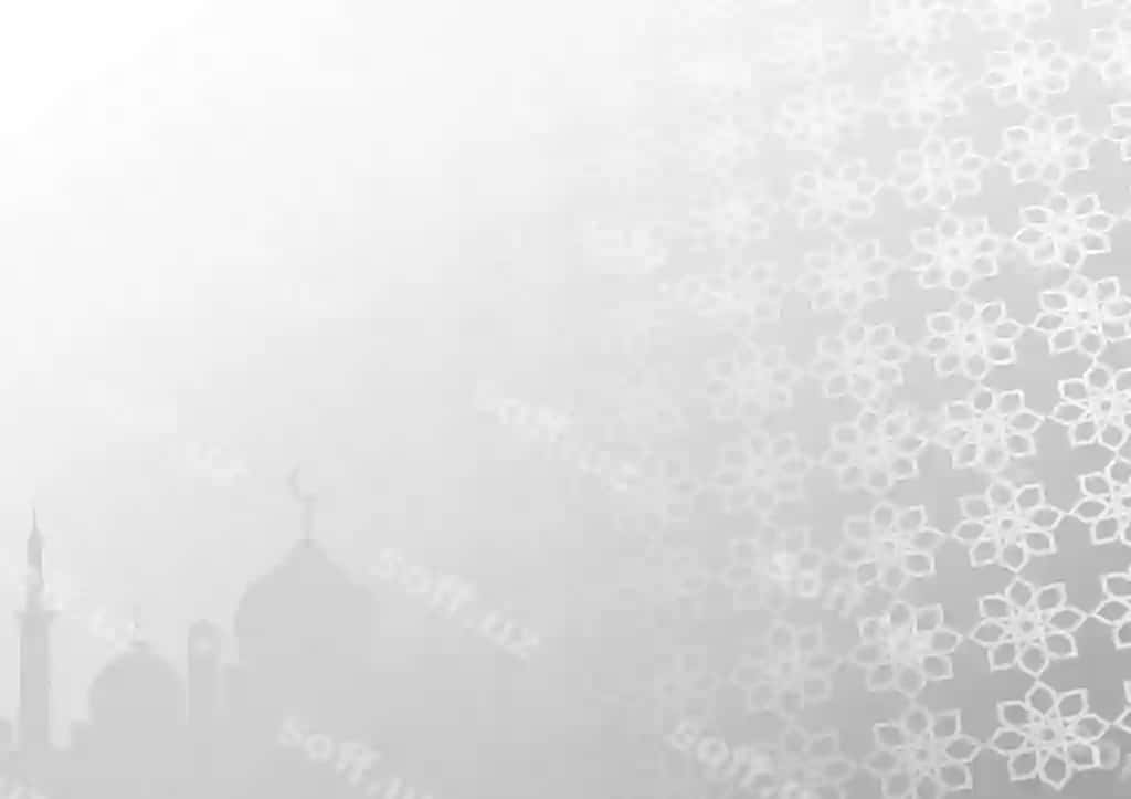 Islomiy kulrang arabcha musulmon muqaddas oyi Ramazon Kareem masjid devor banneri | Islamic background gray arabic muslim holy month ramadan kareem mosque wallpaper banner