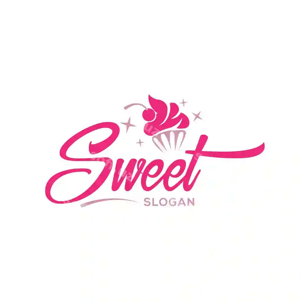 Logotip shirin shiori | Logo sweet slogan