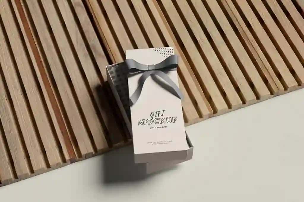 Sovg'a qutisi maketi | Gift box mockup