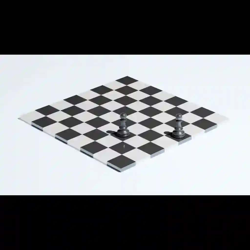Shaxmat doskasi va figuralarini 3D holatda tasvirlash