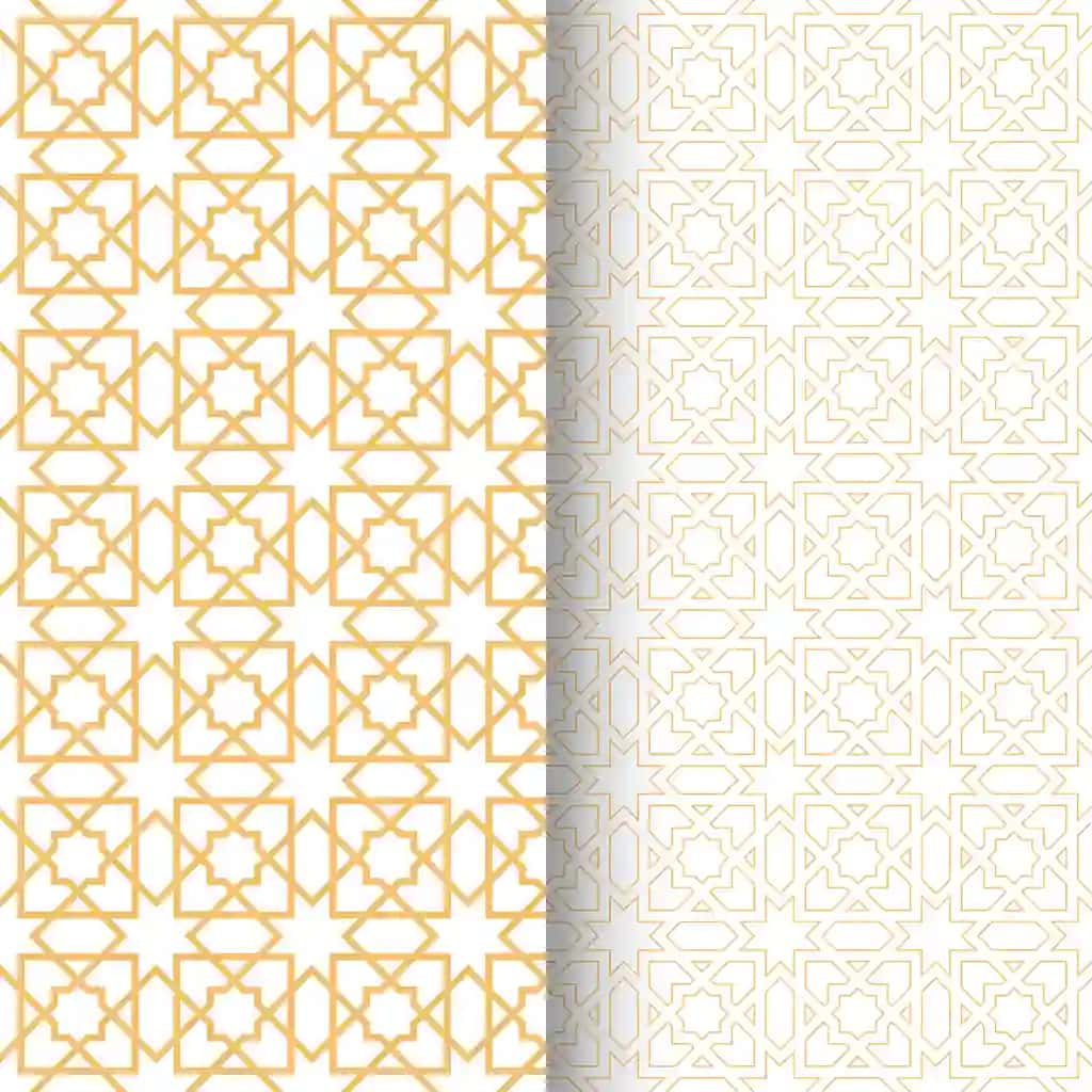 An'anaviy islomiy choksiz geometrik naqsh vektor tasviri | Traditional islamic seamless geometric pattern vector illustration