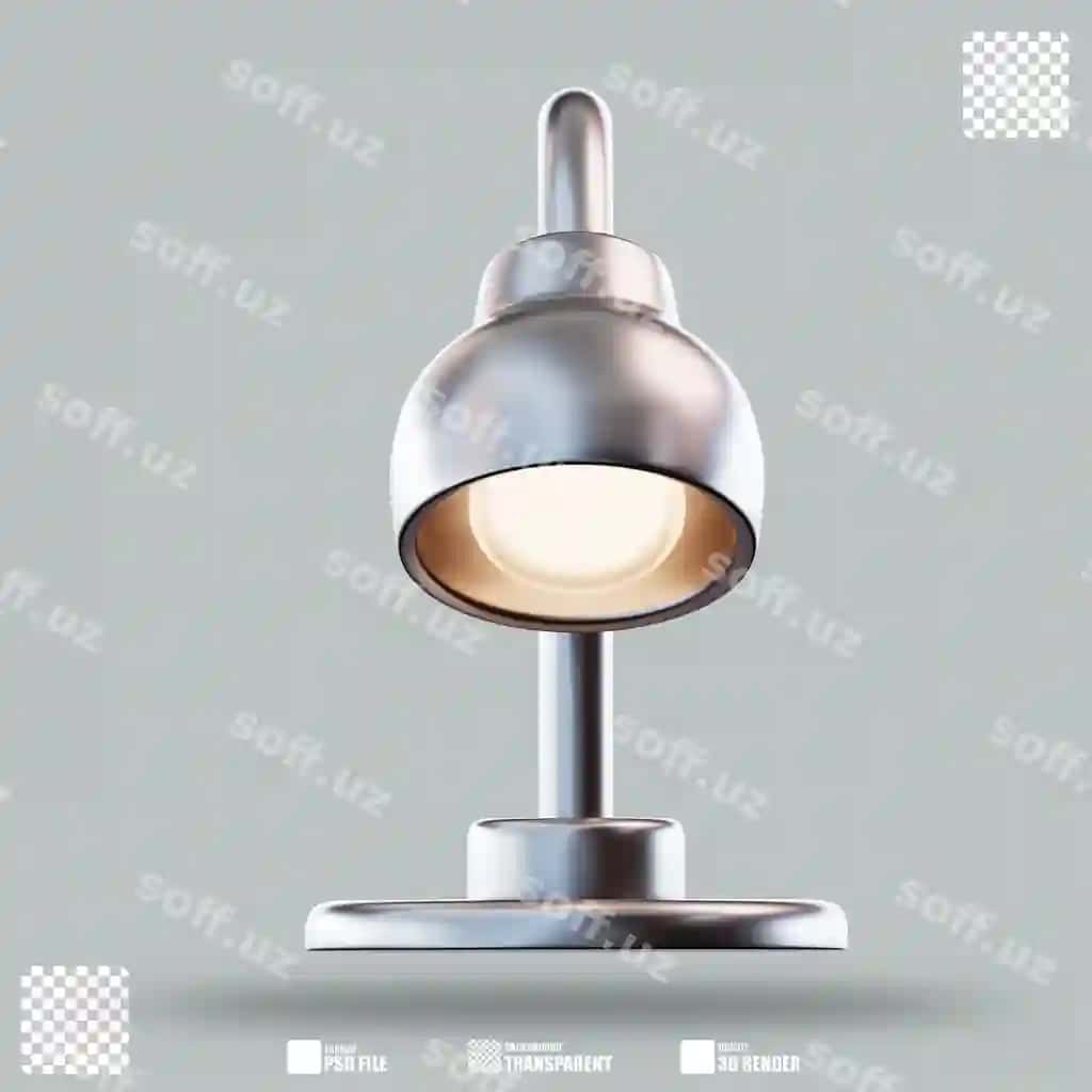 Uch o'lchovli illustratsiya stol lampasi 2 | 3d illustration table lamp 2