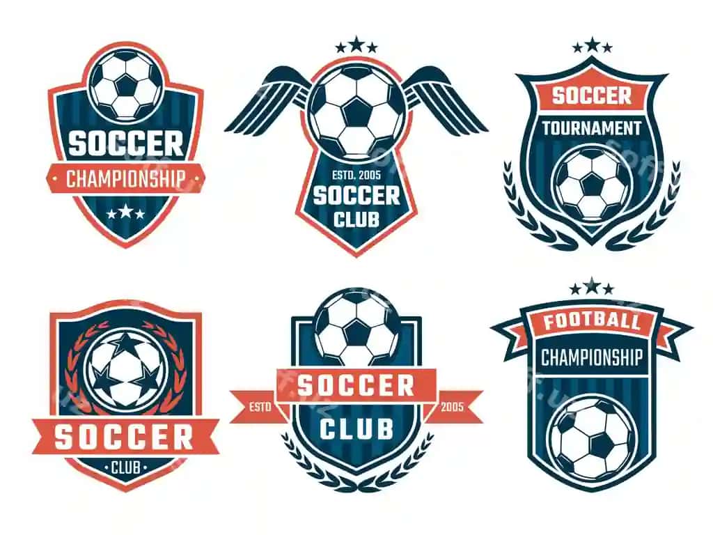 Futbol emblemalari to'plami | Football emblems set