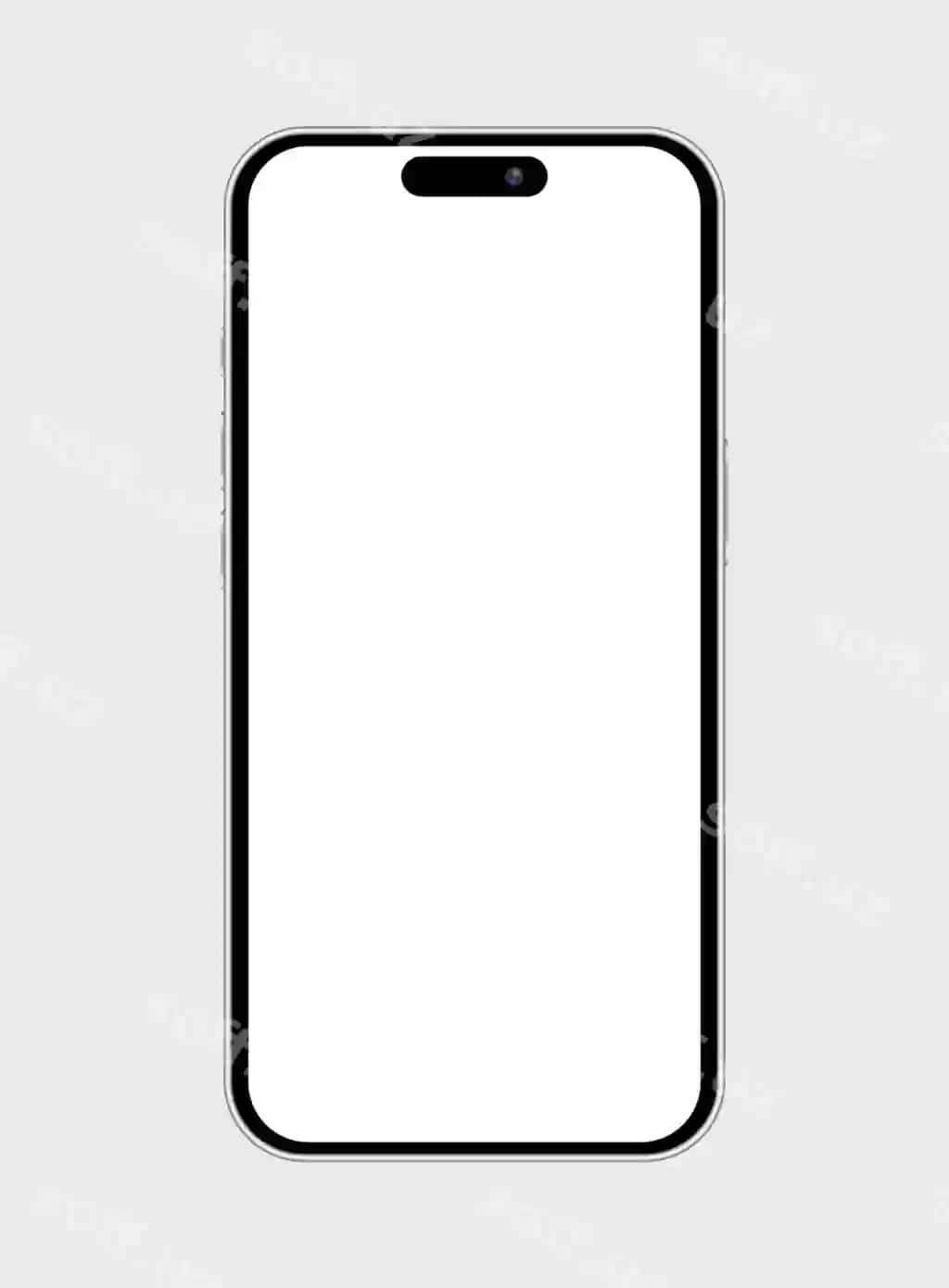 Qora iPhone oyna qismi oq, 'iphone back' so'zi yozilgan | Black iphone with white back that says iphone back