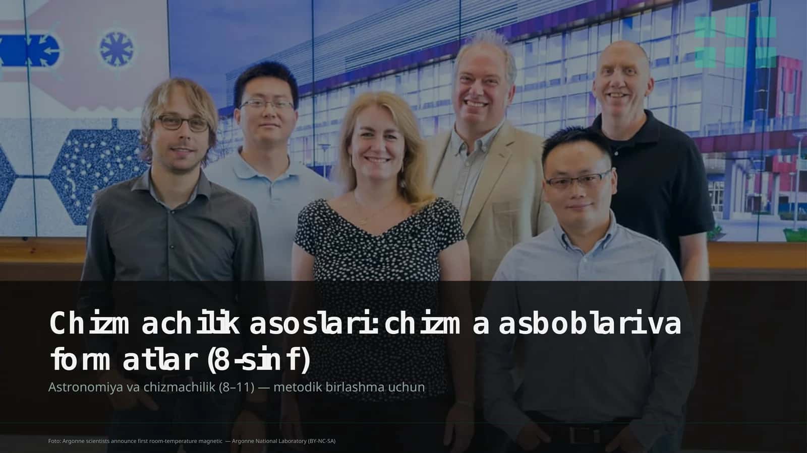 Chizmachilik asoslari: chizma asboblari va formatlar (8-sinf)