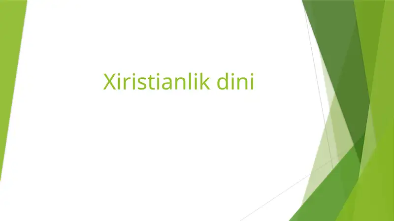 Xiristianlik dini
