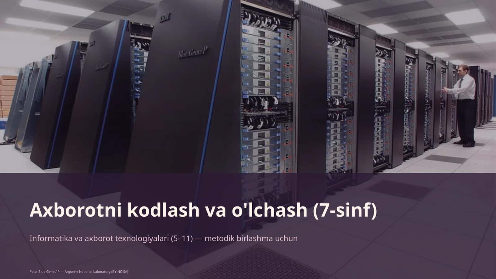 Axborotni kodlash va o'lchash (7-sinf)
