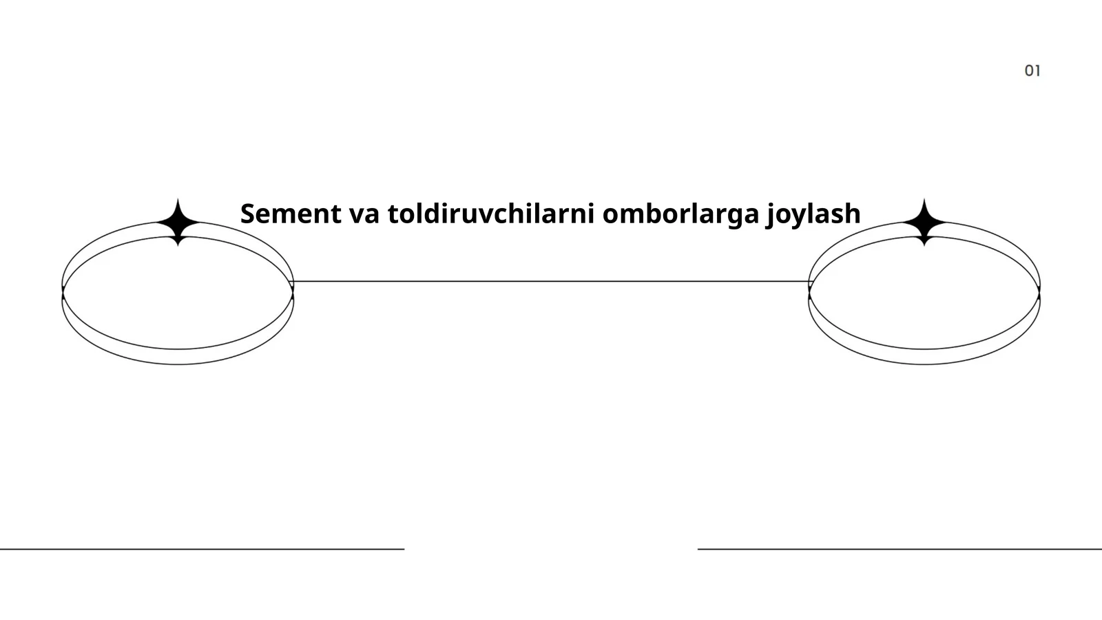 Sement va toldiruvchilarni omborlarga joylash