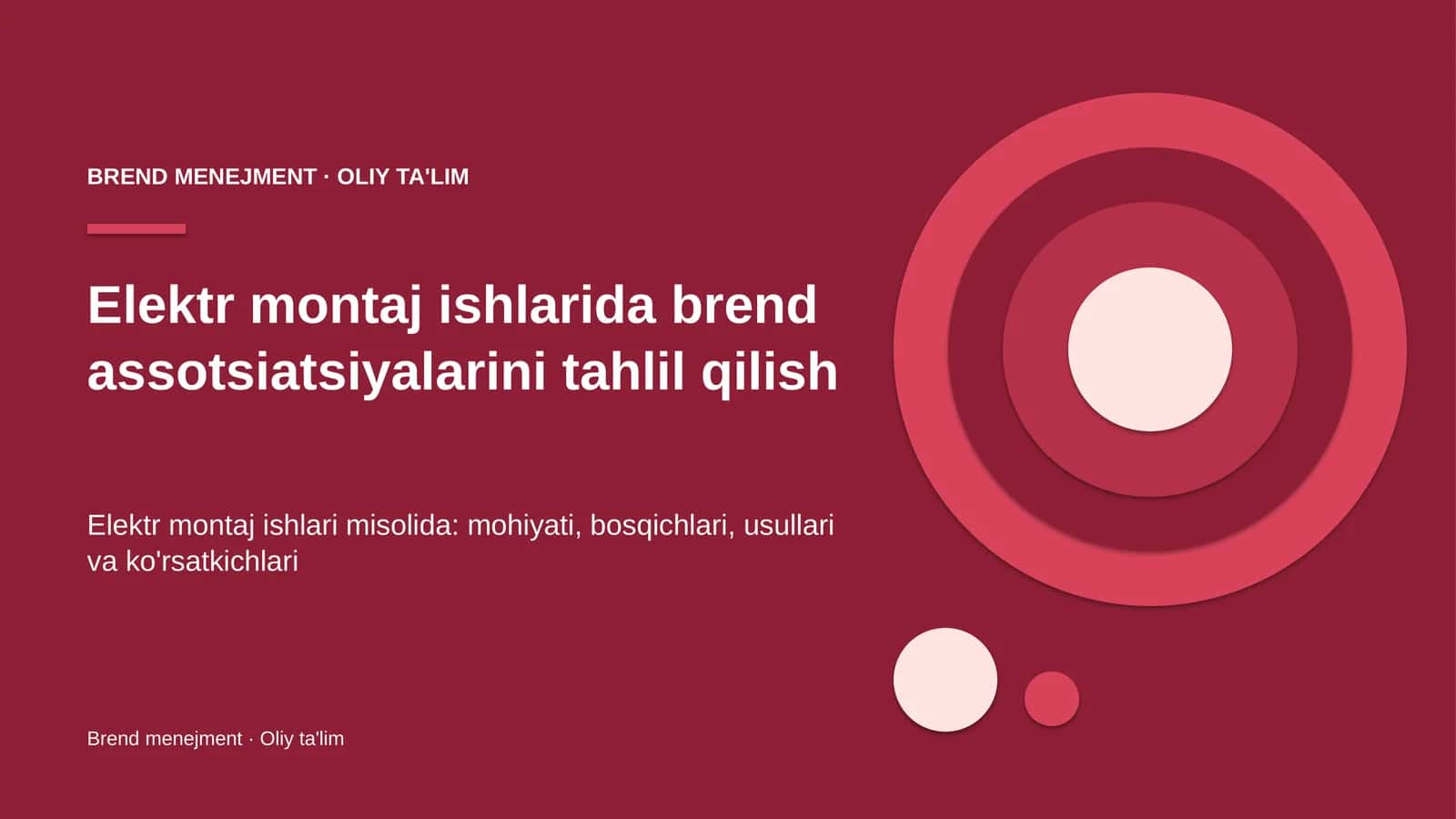 elektr montaj ishlarida brend assotsiatsiyalarini tahlil qilish 4861