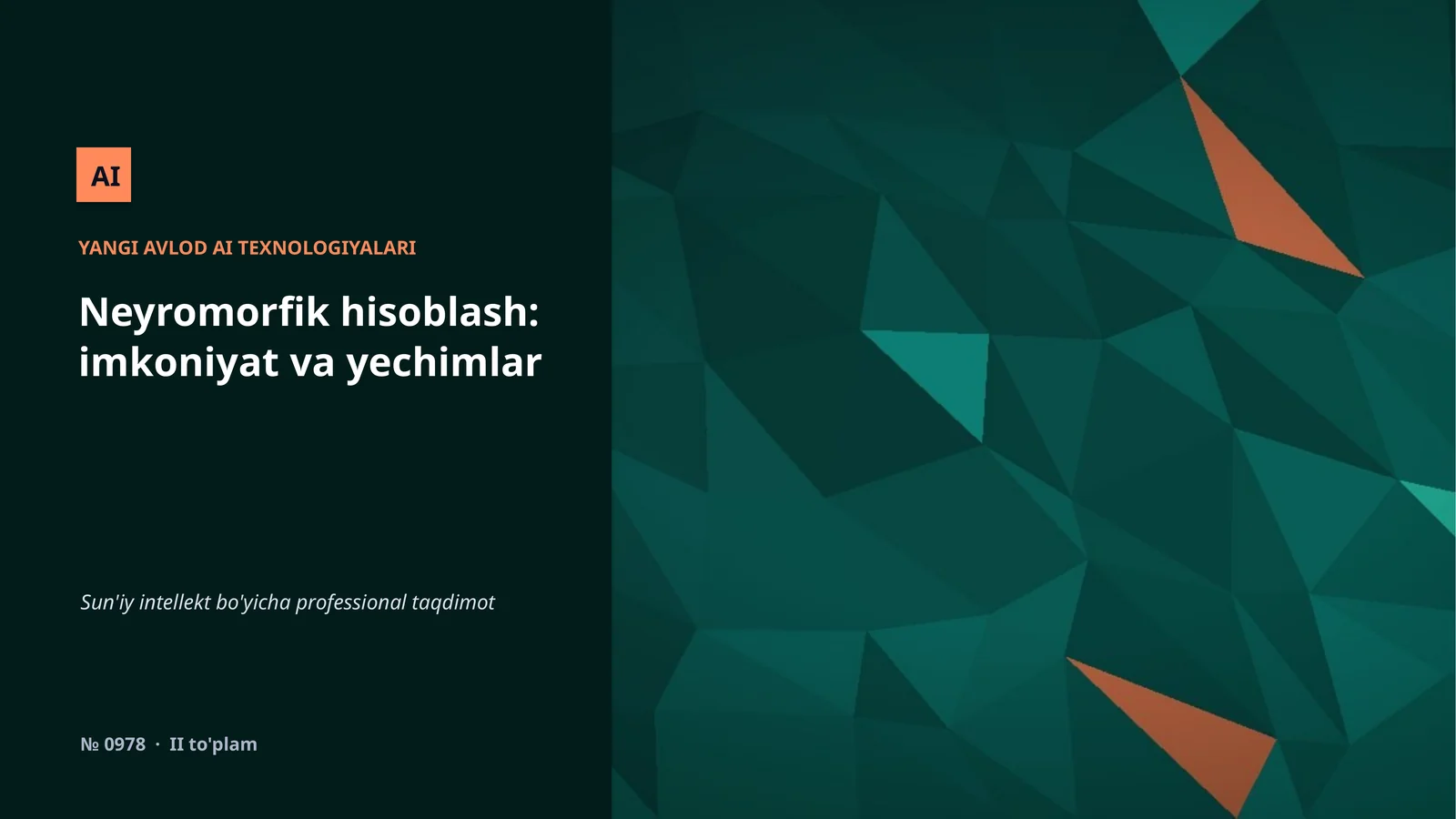 Yangi Avlod AI Texnologiyalari