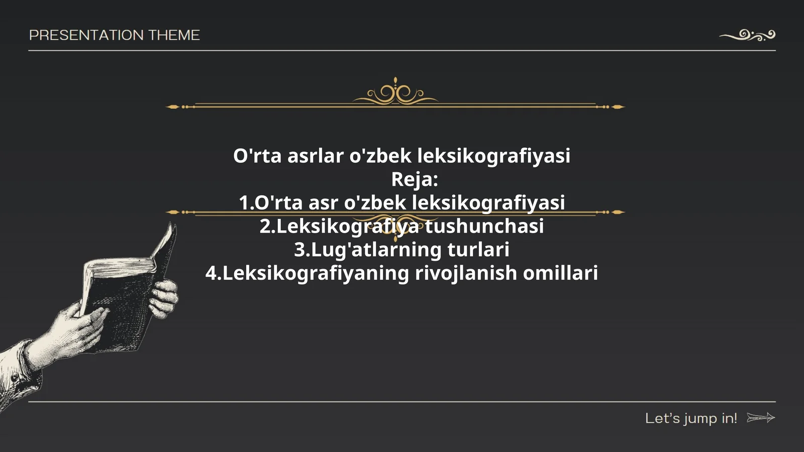 O'rta asrlar o'zbek leksikografiyasi