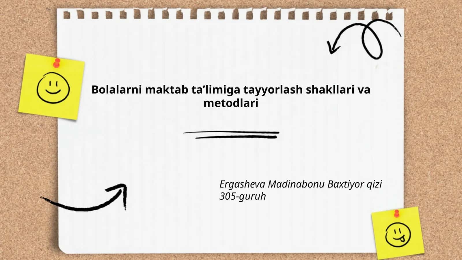 Bolalarni maktab ta’limiga tayyorlash shakllari va metodlari