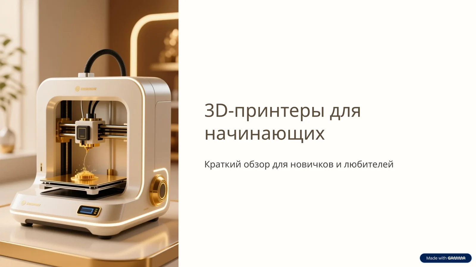 3D-принтеры для начинающих