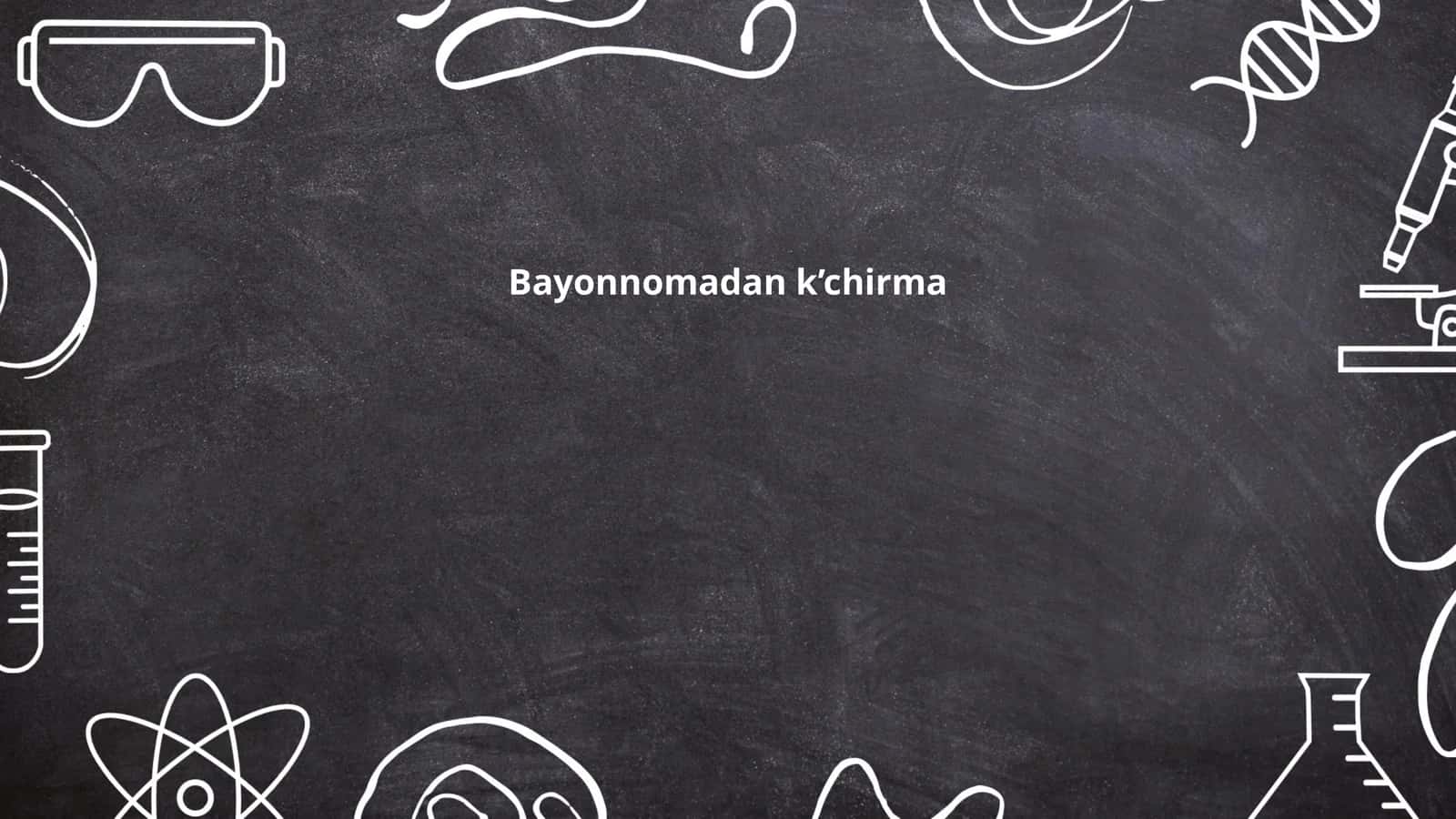 Bayonnomadan k’chirma