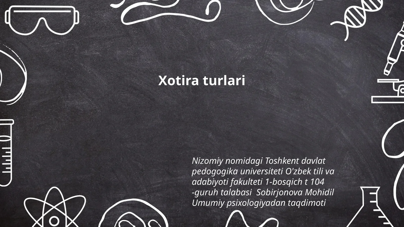 Xotira turlari