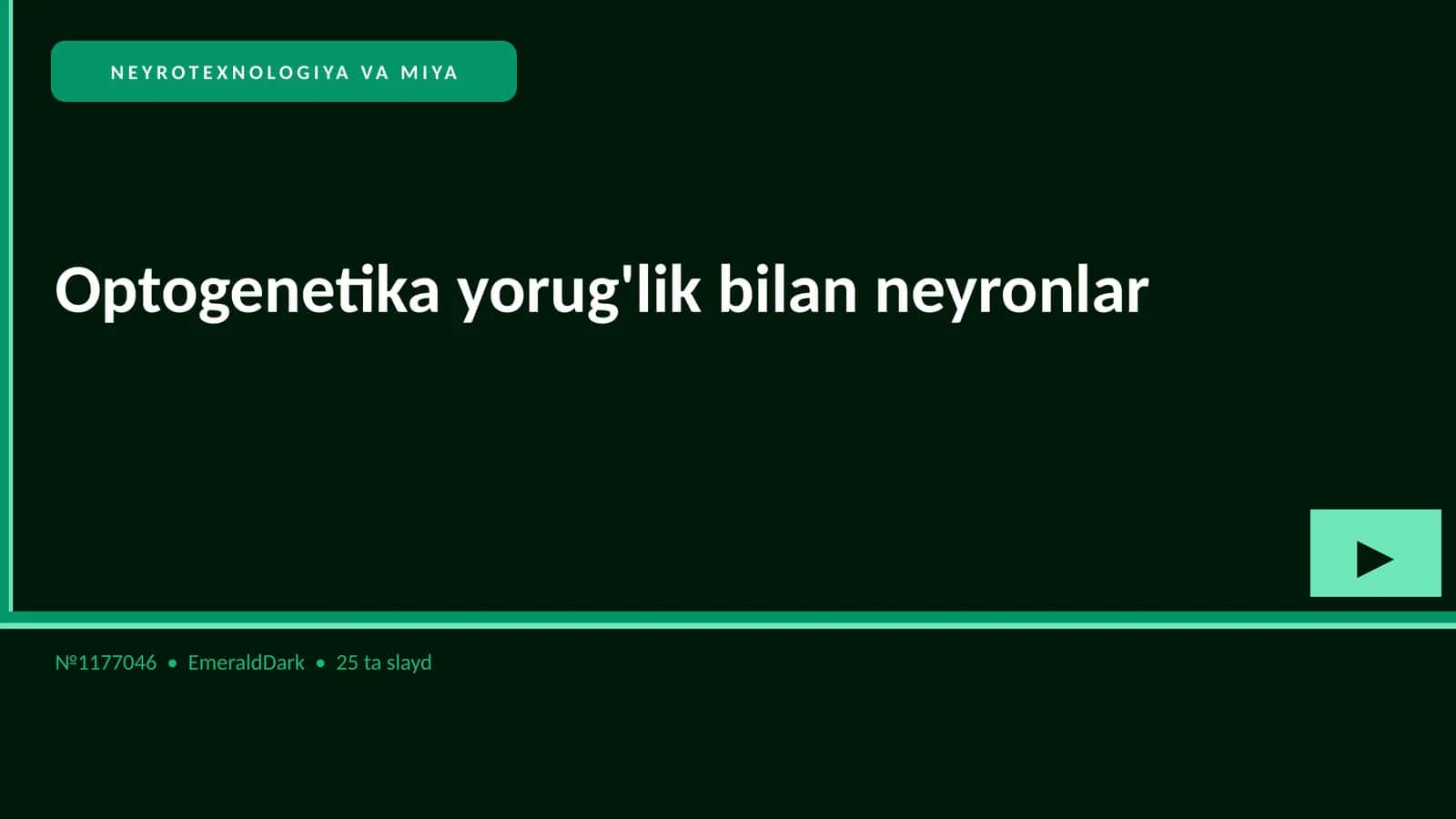 Optogenetika yorug'lik bilan neyronlar