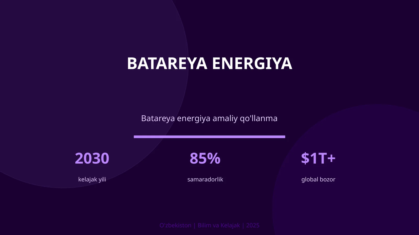 Batareya energiya