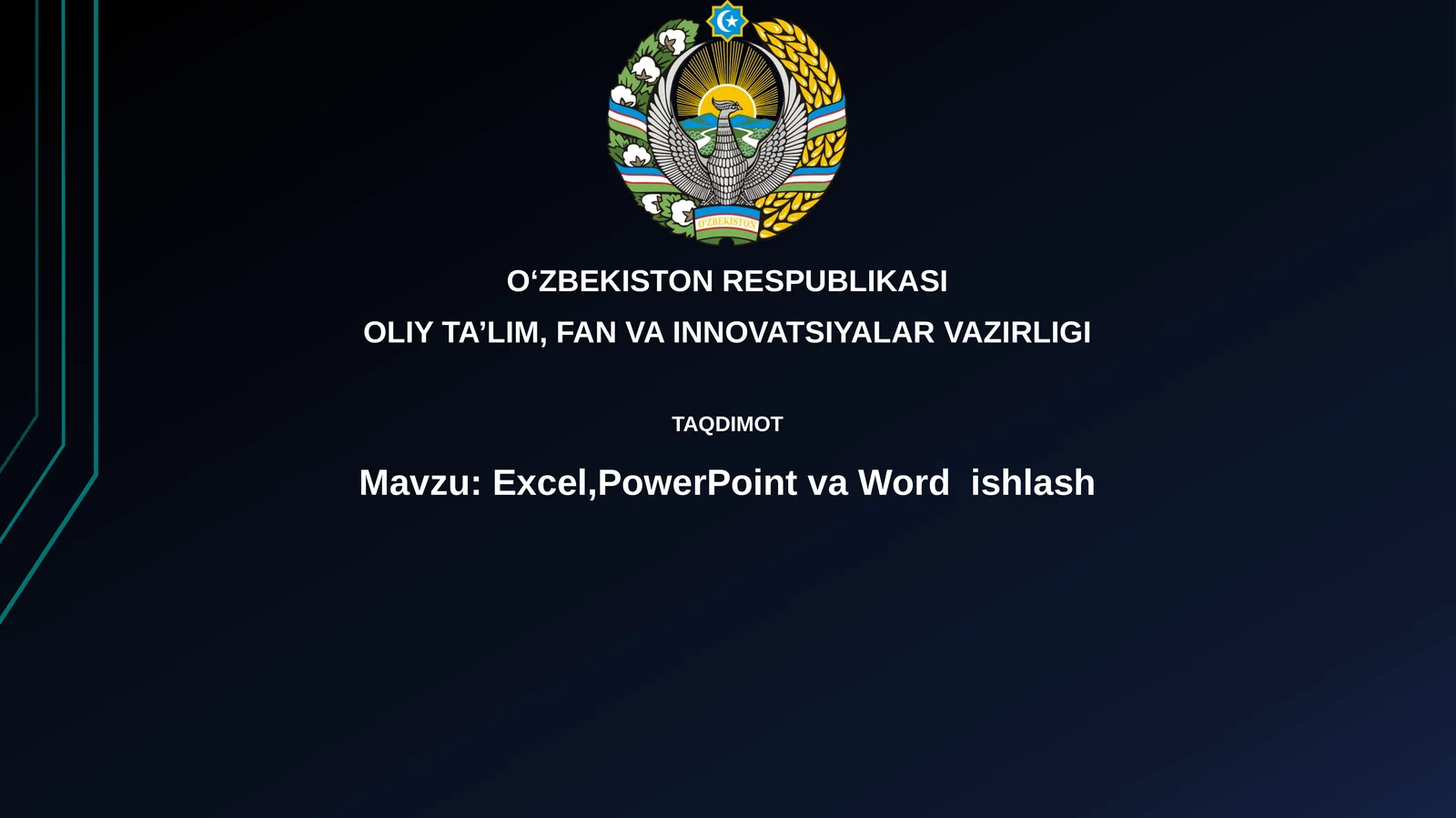 Excel, PowerPoint va Word: Asosiy Imkoniyatlar