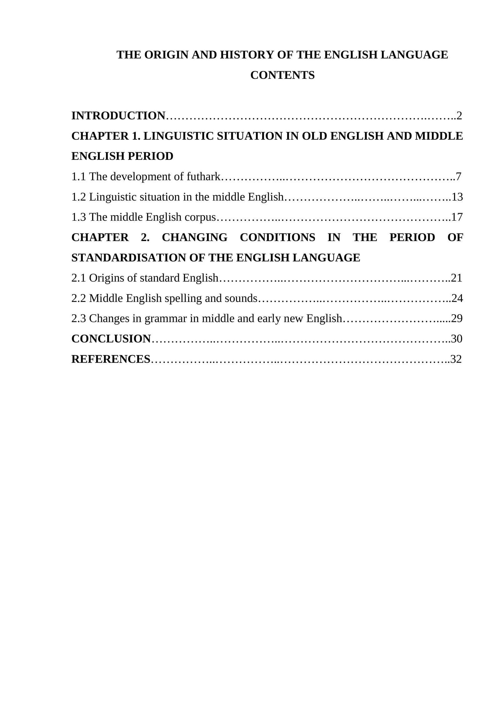 THE ORIGIN AND HISTORY OF THE ENGLISH LANGUAGE