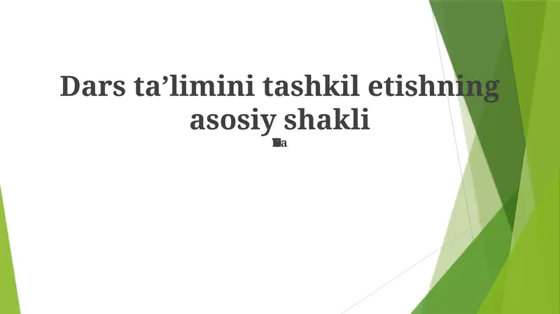 Kasb-hunar ta'limi