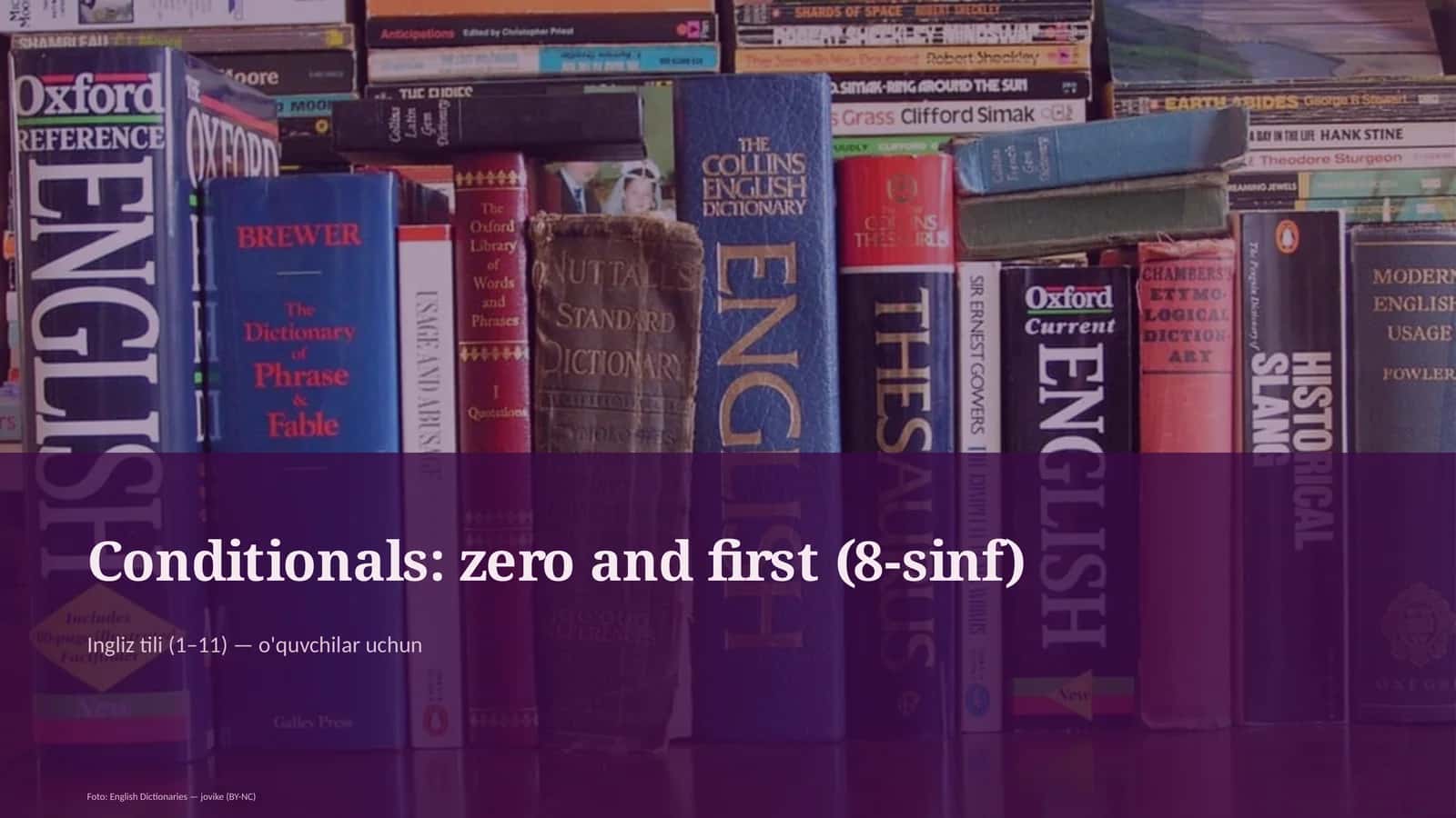Conditionals: zero and first (8-sinf)