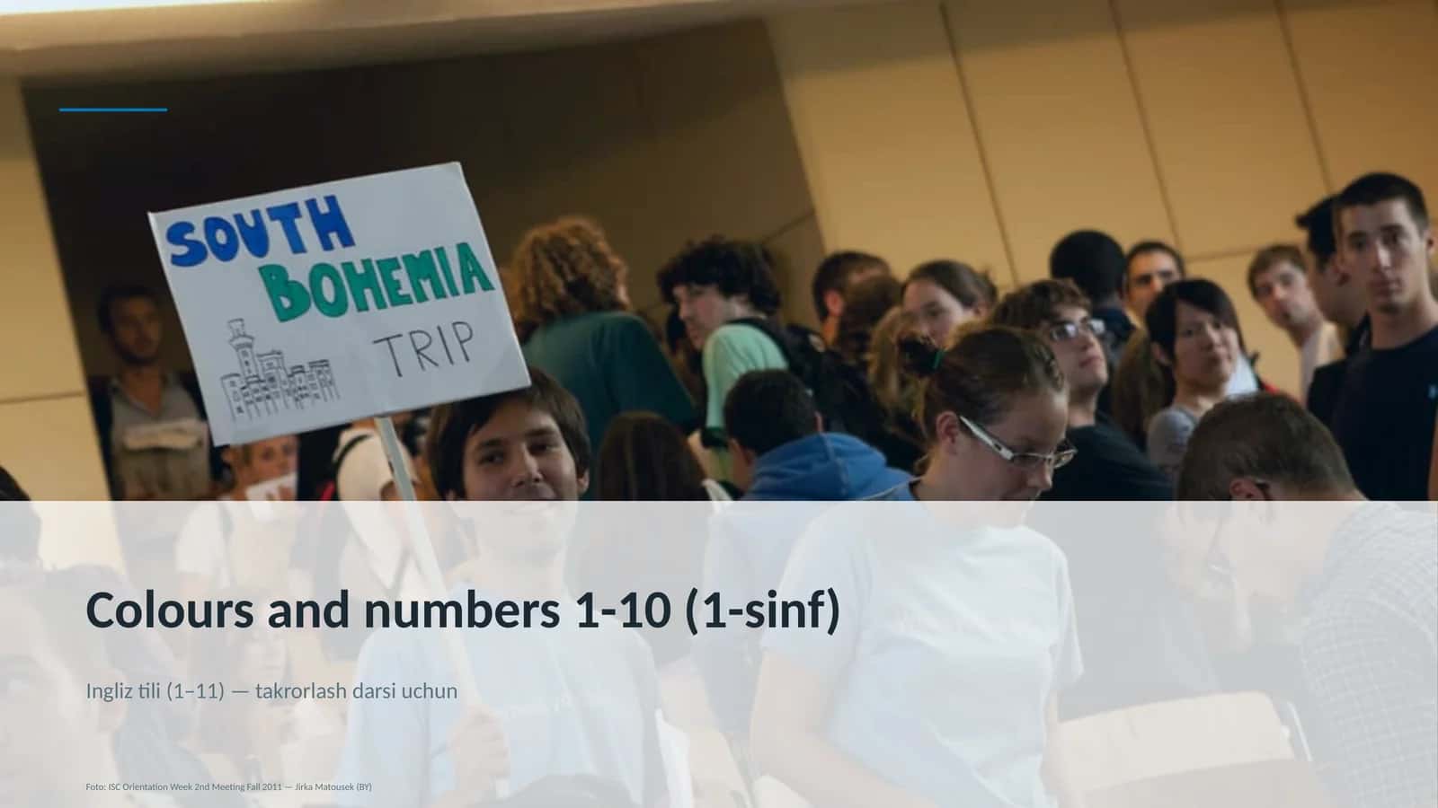 Colours and numbers 1-10 (1-sinf)