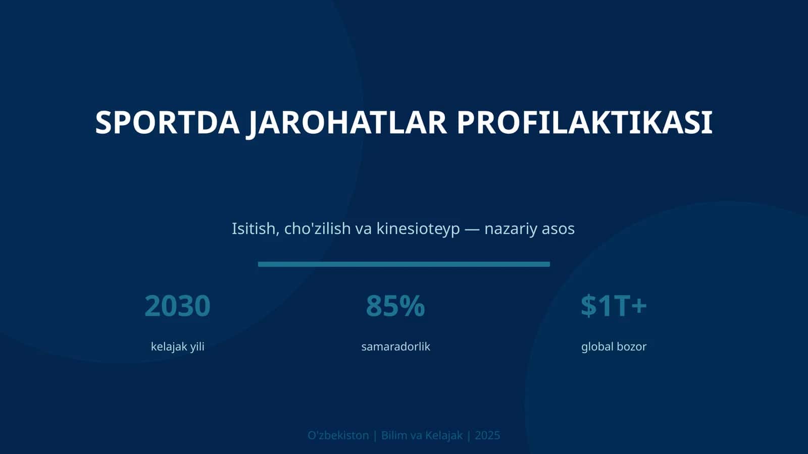Sportda jarohatlar profilaktikasi
