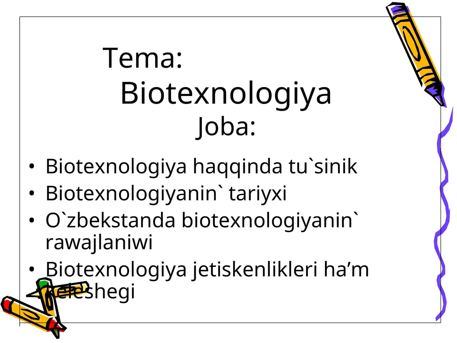 Biotexnologiya