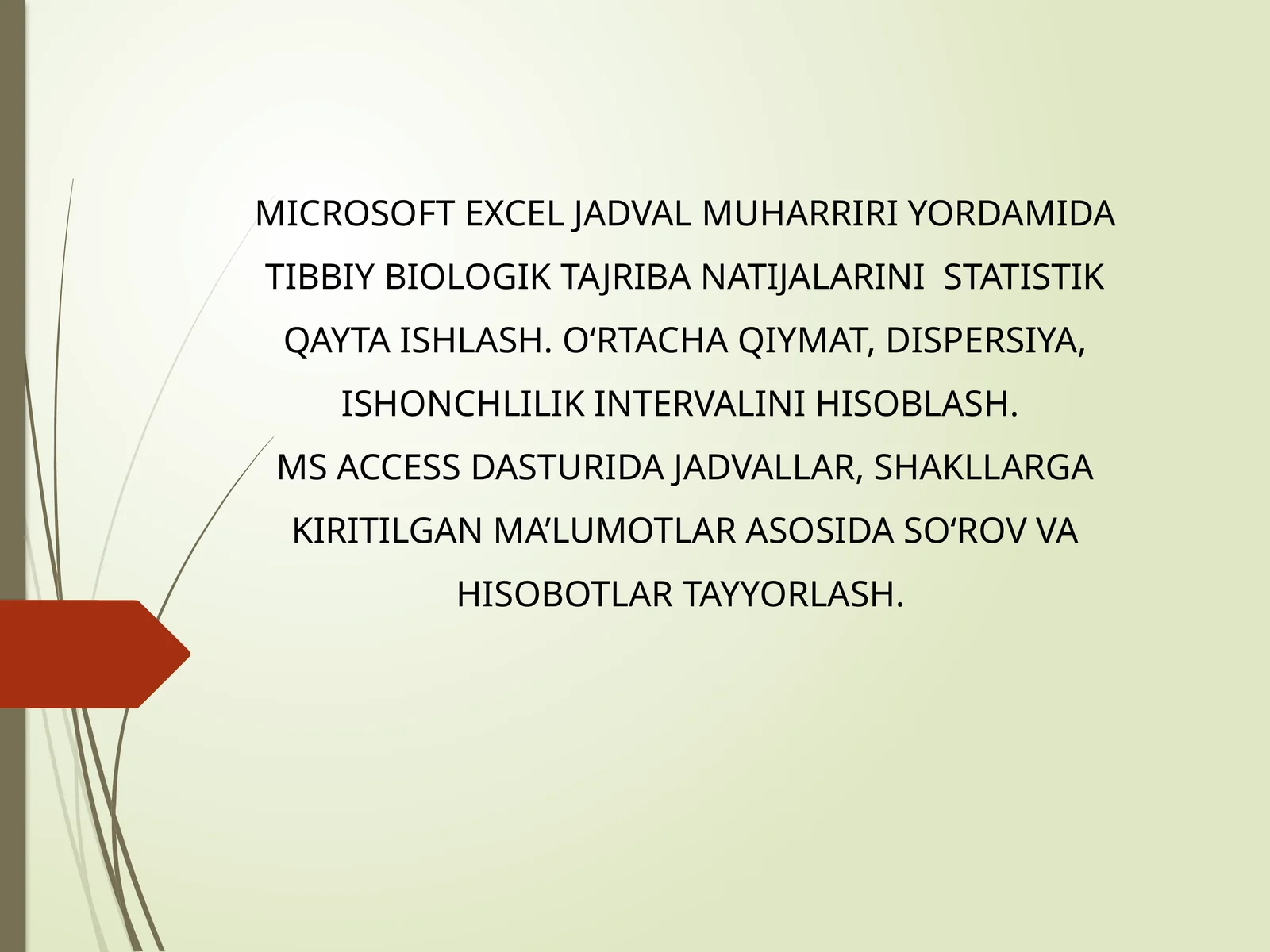 MICROSOFT EXCEL JADVAL MUHARRIRI