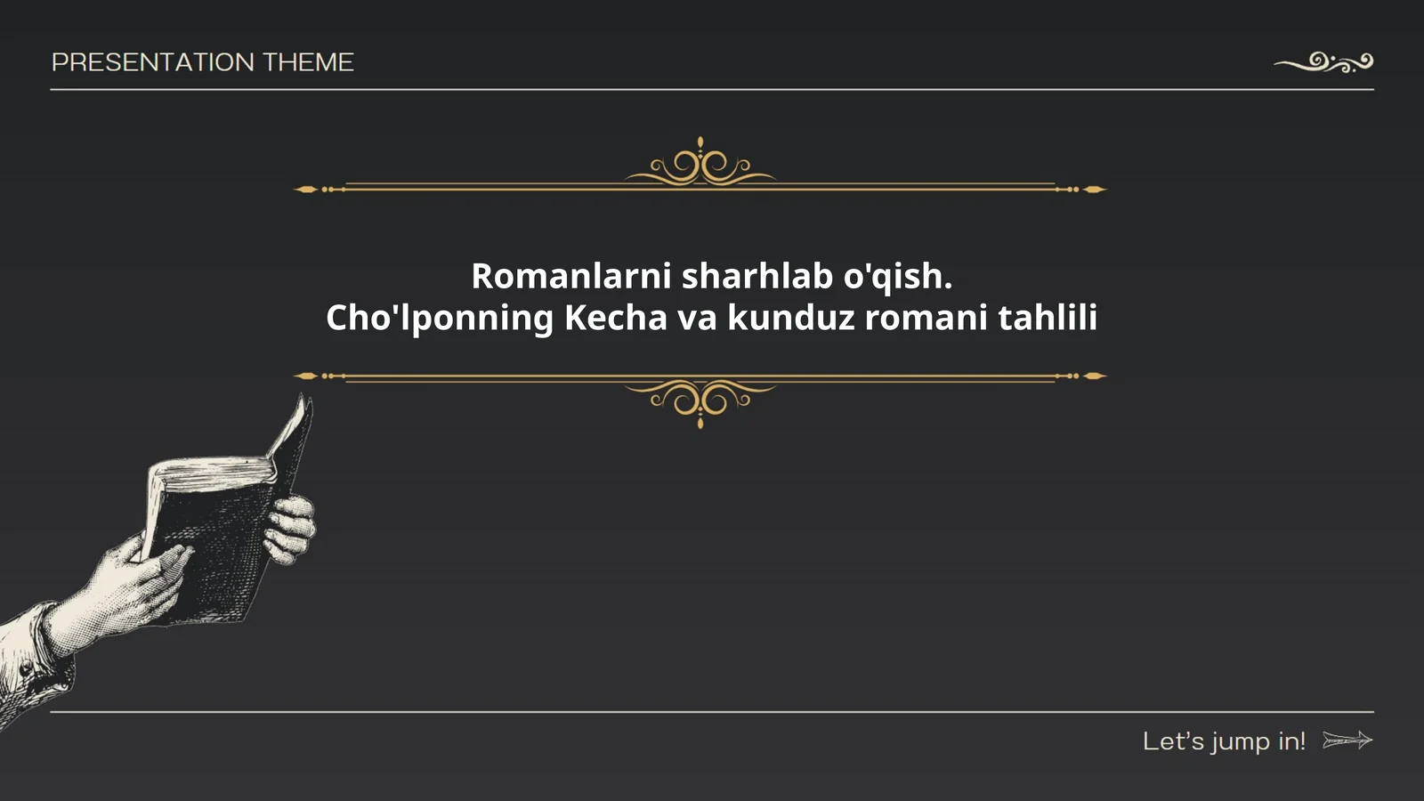 Cho'lponning Kecha va kunduz romani tahlili