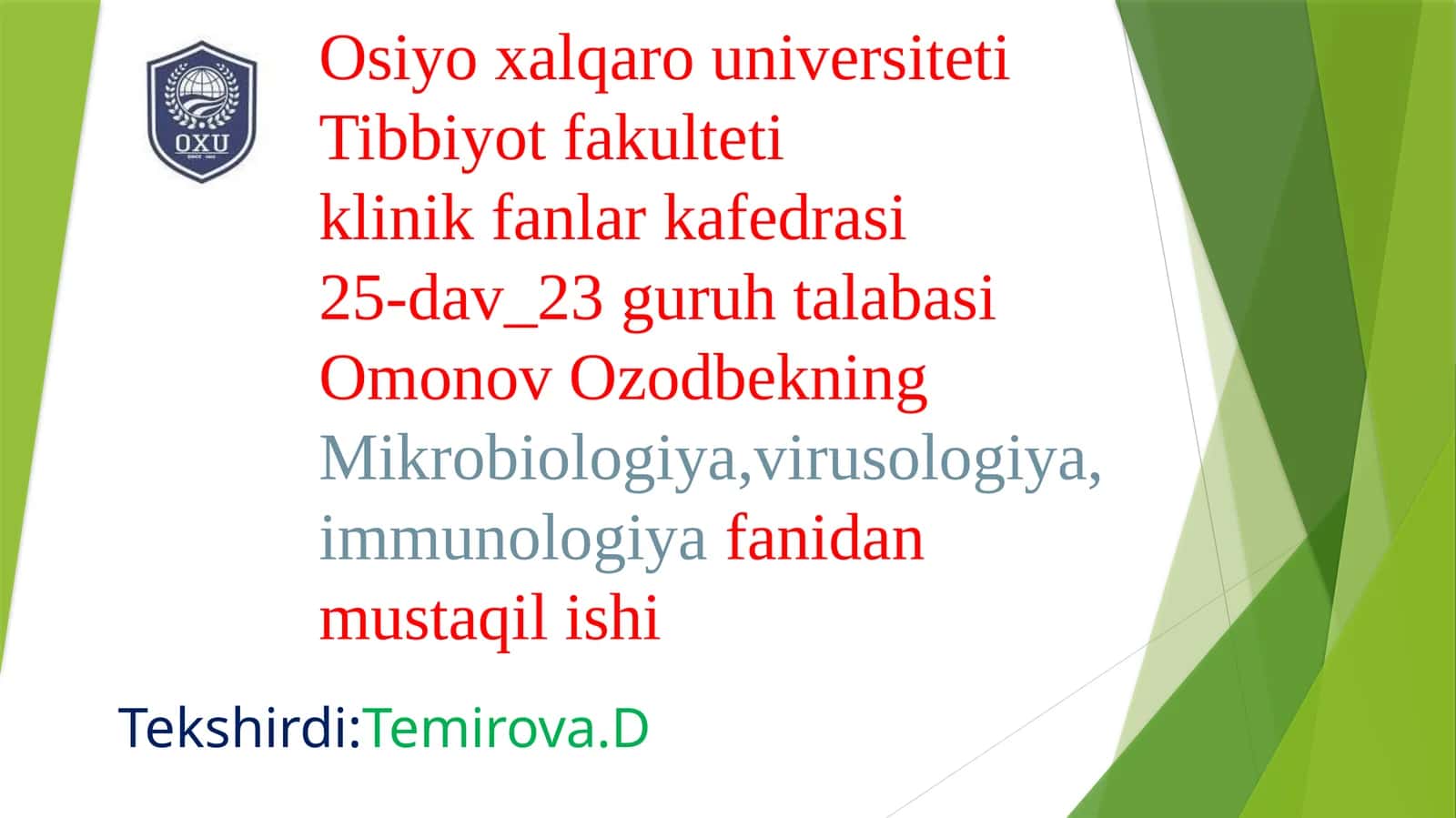 Borreliozmorfologiyasi, strukturasi, tarqalganligi keltirib chiqaruvchi kasalliklari laboratoriyadiagnostikasi