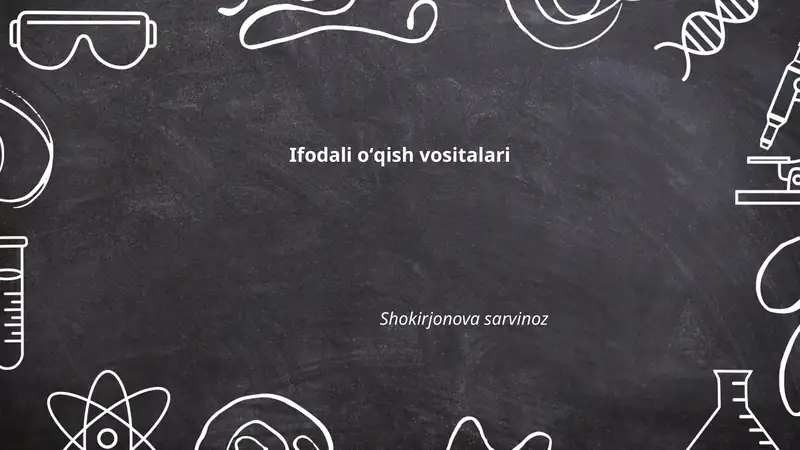 Ifodali oʻqish vositalari
