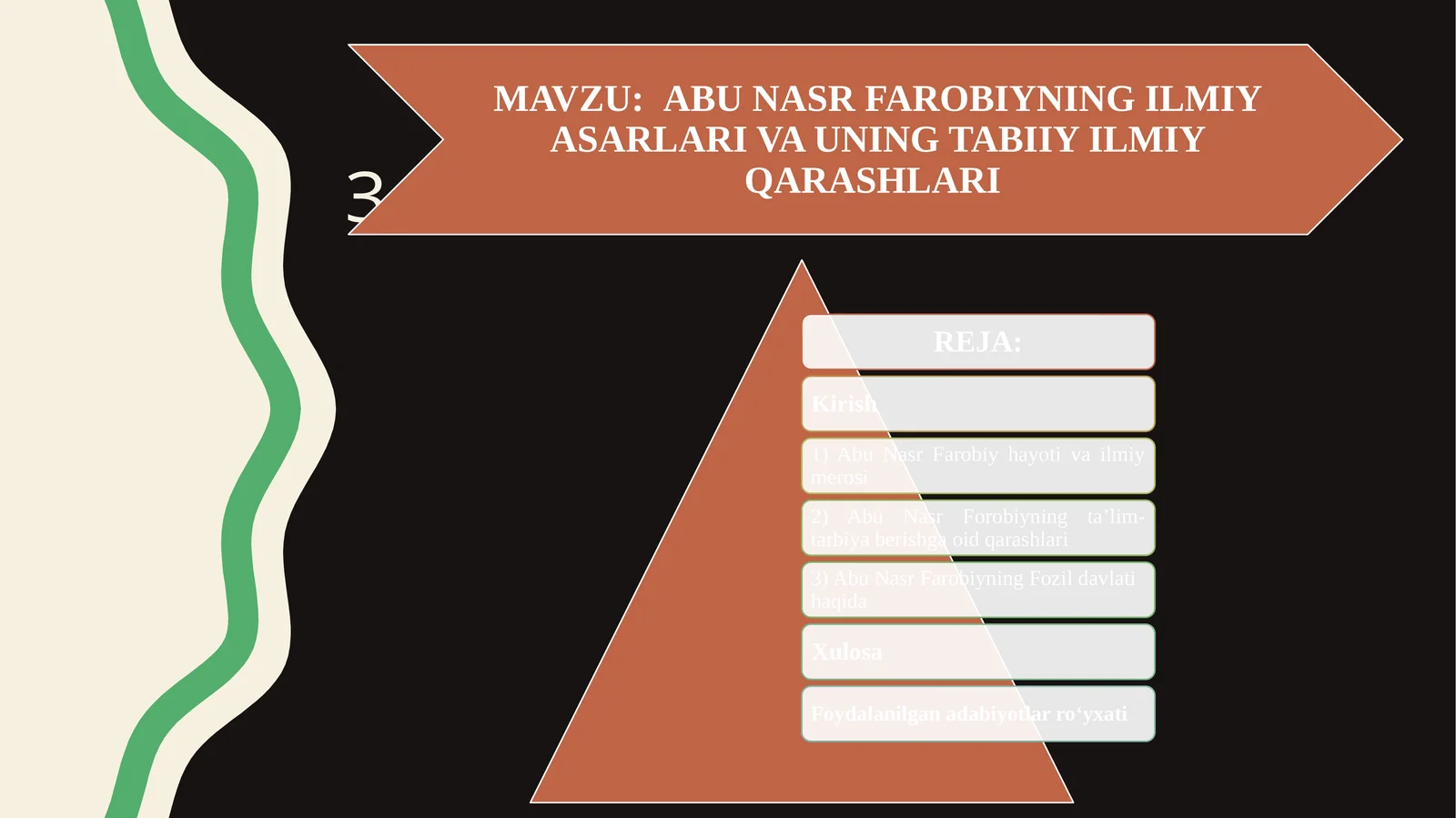 ABU NASR FAROBIYNING ILMIY ASARLARI VA UNING TABIIY ILMIY QARASHLARI