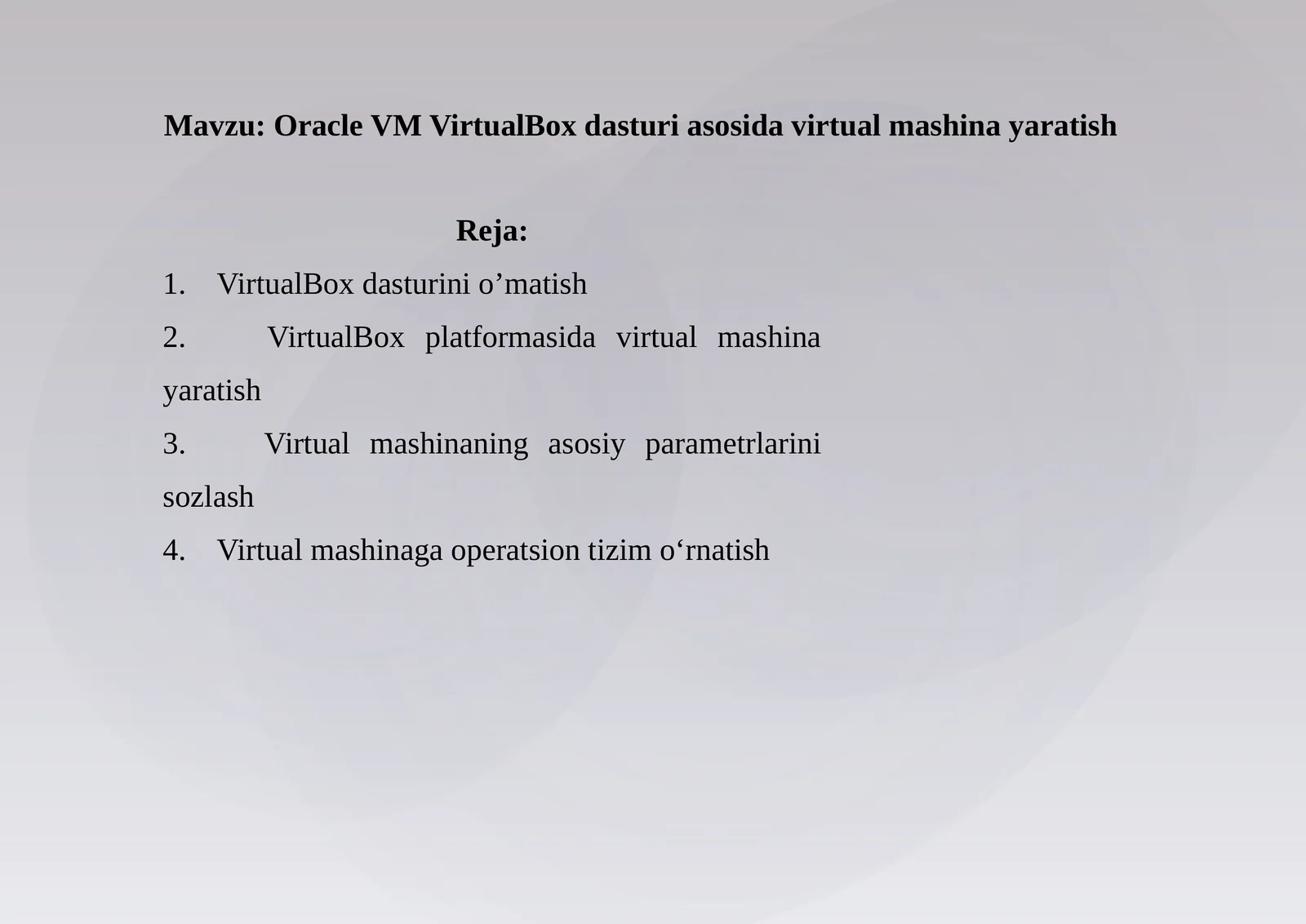 Oracle VM VirtualBox dasturi