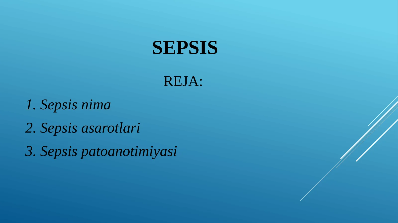 sepsis