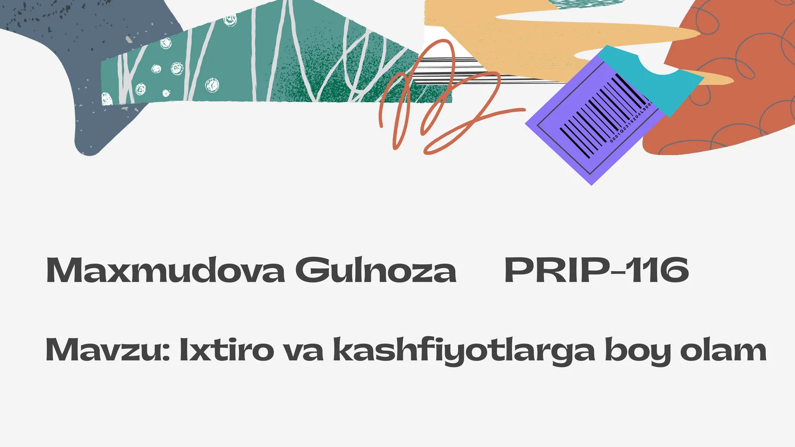 Ixtiro va kashfiyotlarga boy olami