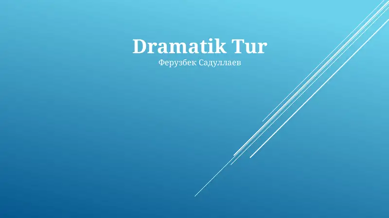 Dramatik Tur