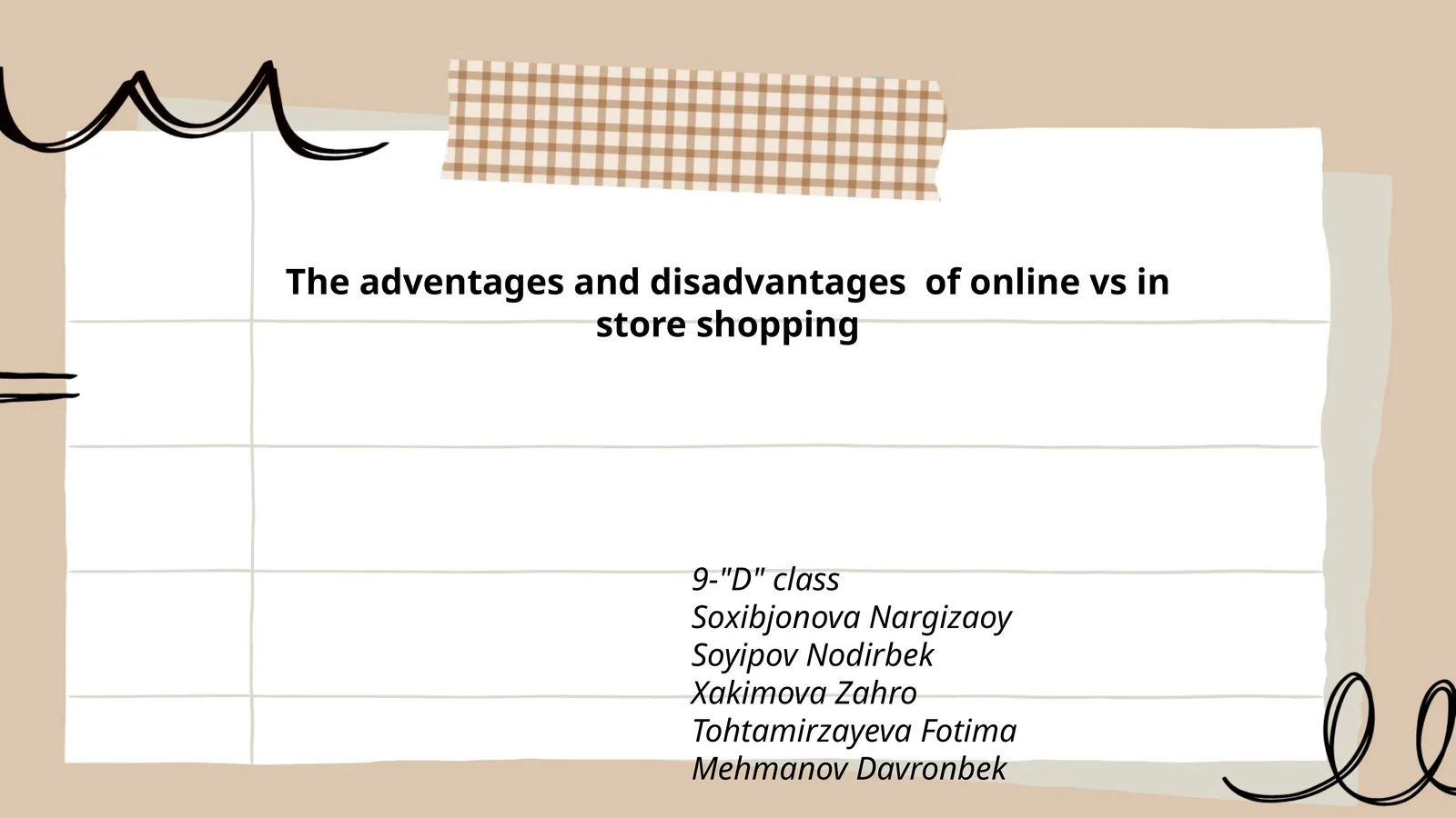 The adventages and disadvantages of online vs in store shopping