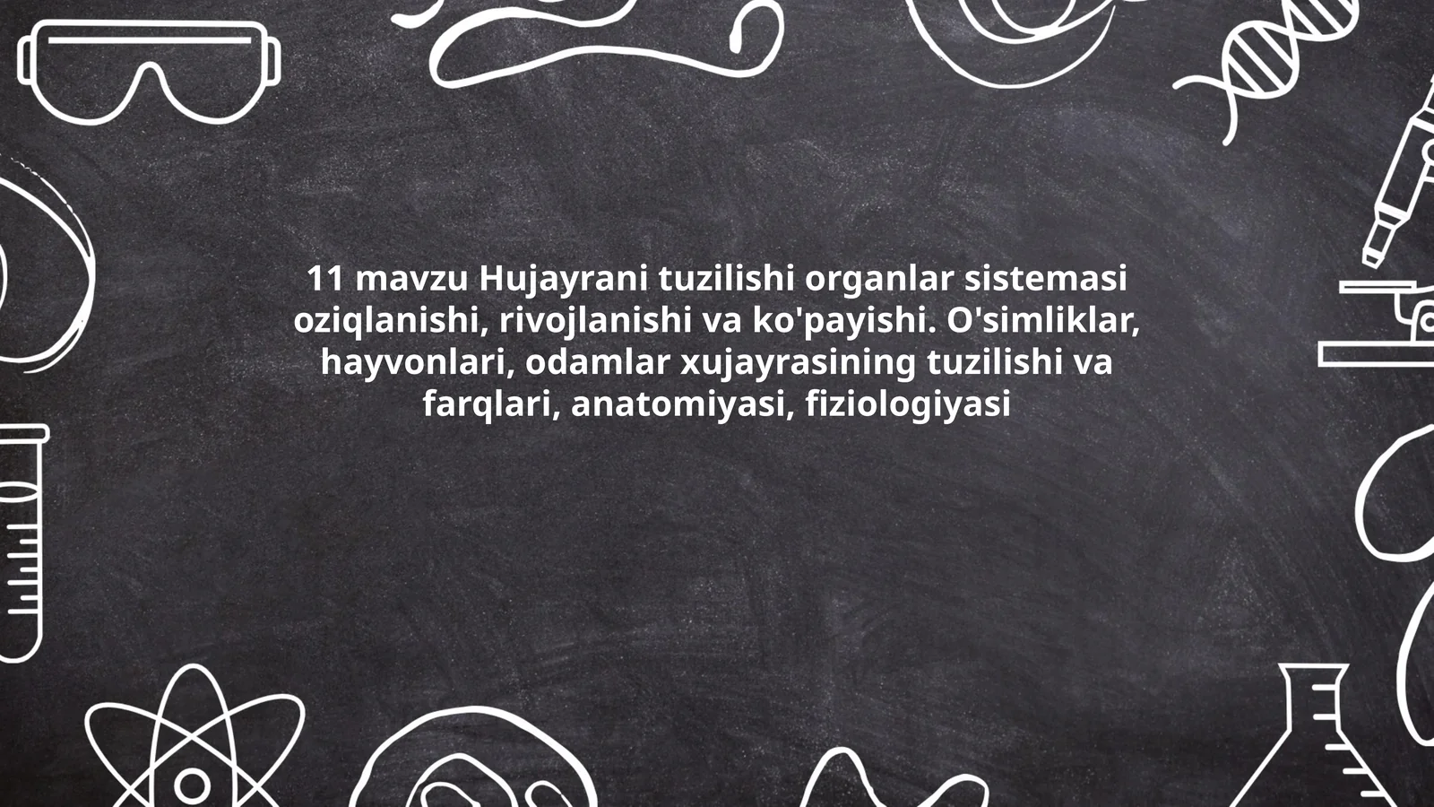 Hujayra tuzilishi va oziqlanishi