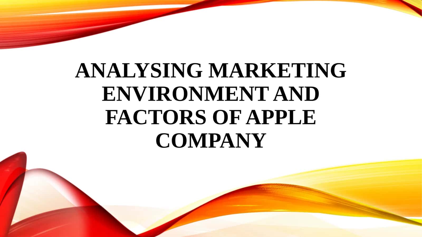 Analysing Marketing environment and factors of Apple company