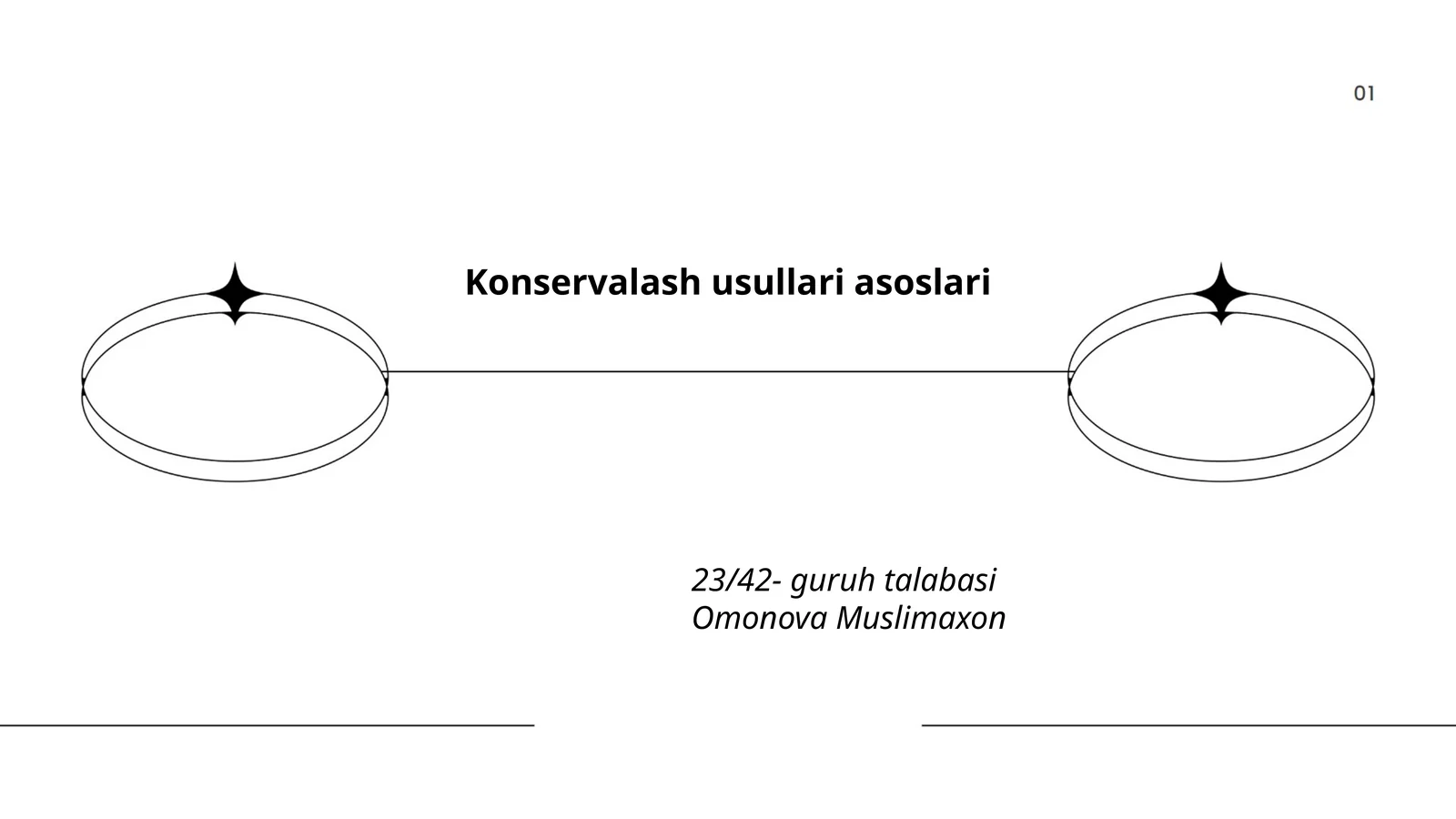 Konservalash usullari asoslari