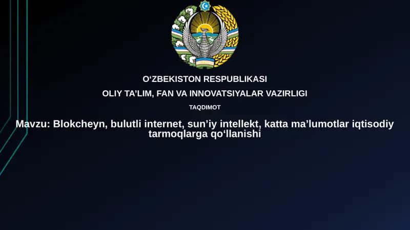 Blokcheyn, bulutliinternet, sunʼiyintellekt
