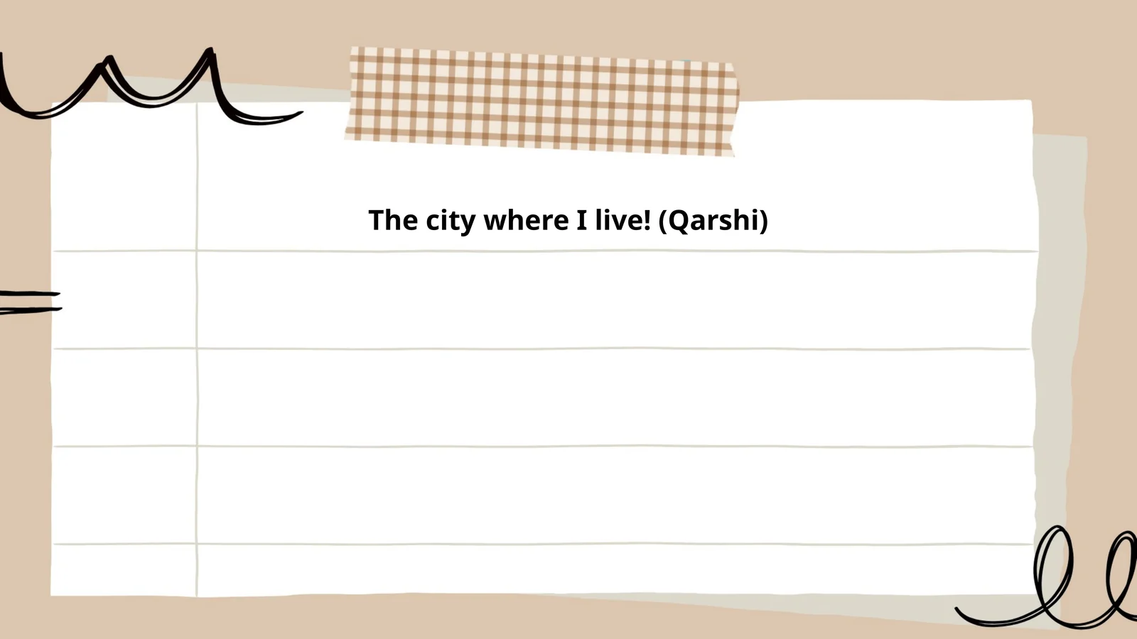 The city where I live! (Qarshi)