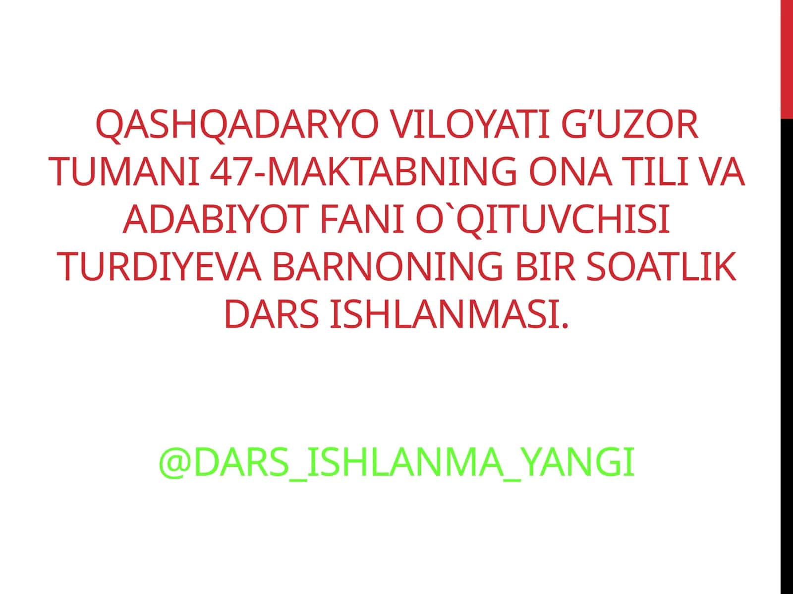 “QISSASI RABG’UZIY”