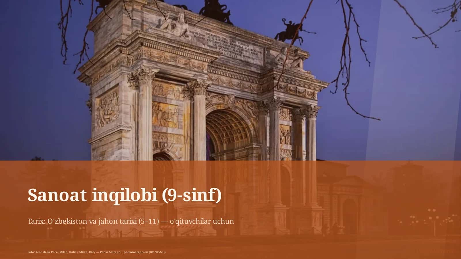 Sanoat inqilobi (9-sinf)