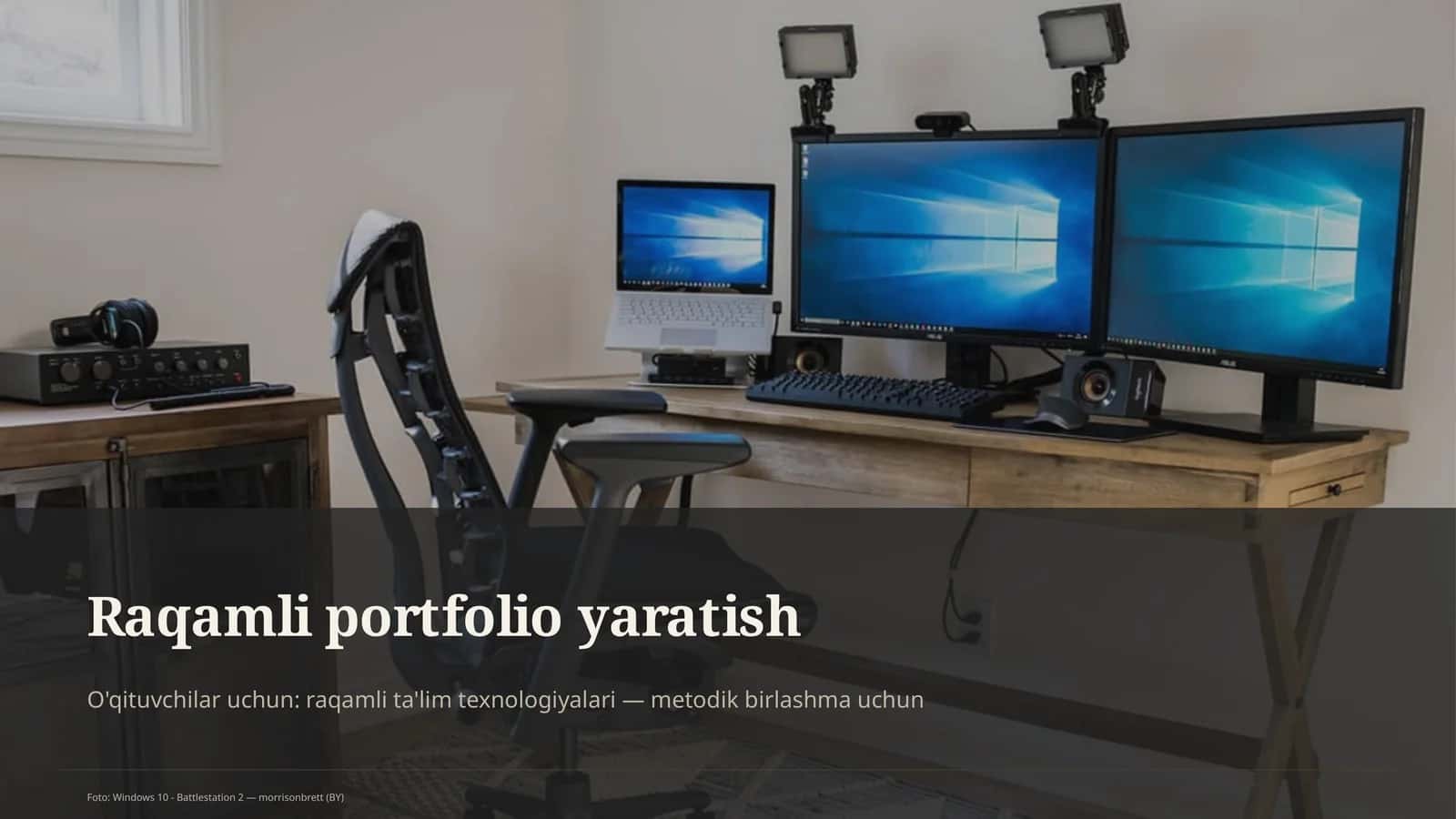 Raqamli portfolio yaratish